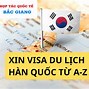 Thủ Tục Xin Visa Hàn Quốc Mới Nhất 2023